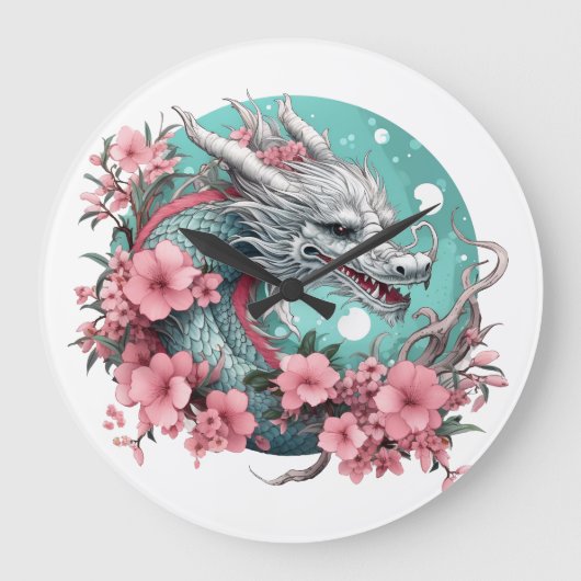 Sakura Dragon Grote Klok (Voorkant)