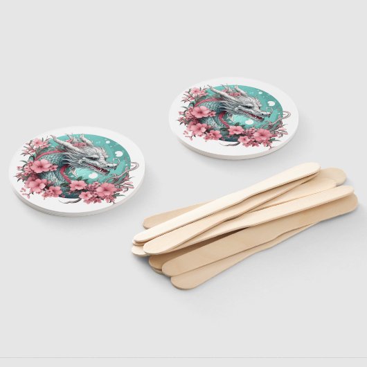 Sakura Dragon Handwaaier (Niet-gemonteerd)