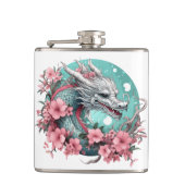 Sakura Dragon Heupfles (Voorkant)