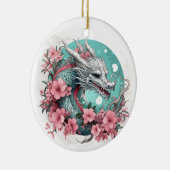 Sakura Dragon Keramisch Ornament (Rechts)