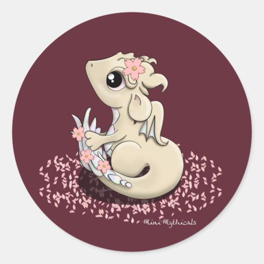 Sakura Dragon Stickers (groot) (Voorkant)