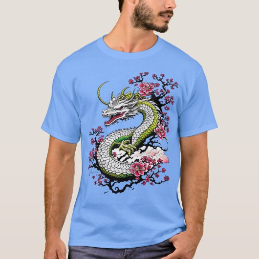 Sakura Dragon T-shirt (Voorkant)