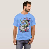 Sakura Dragon T-shirt (Voorkant volledig)
