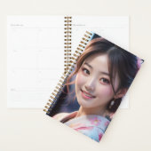 Sakura Dromen Anime Meisje met Kersenbloesems Planner (Display)