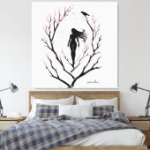 Sakura droom canvas afdruk (Insitu (Slaapkamer))