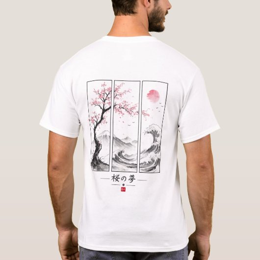 Sakura Droom T-shirt (Achterkant)