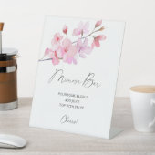 Sakura elegant - mimosa bar reclamebord met voetstuk (Insitu)