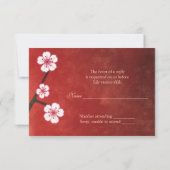 Sakura en Tortelduifjes RSVP (Achterkant)