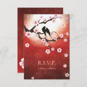 Sakura en Tortelduifjes RSVP (Voorkant / Achterkant)