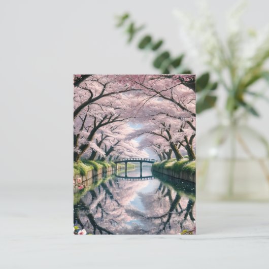 SAKURA FEESTDAGENKAART (Staand voorkant)