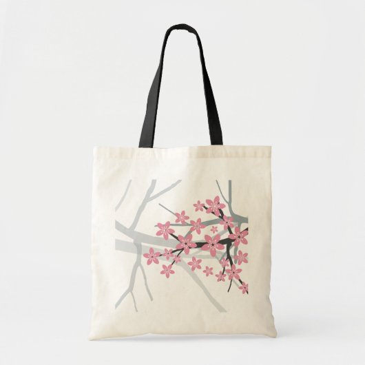 Sakura - Floral Bag Design Tote Bag (Voorkant)