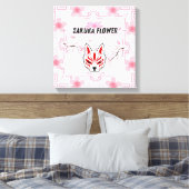 Sakura Flower - De schoonheid van de Japanse kerse Canvas Afdruk (Insitu (Slaapkamer))