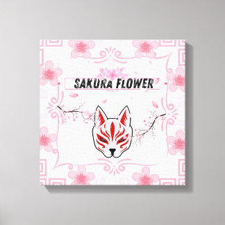 Sakura Flower - De schoonheid van de Japanse kerse Canvas Afdruk