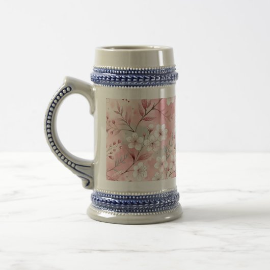 Sakura Flower Pattern Pink Bierpul (Links)