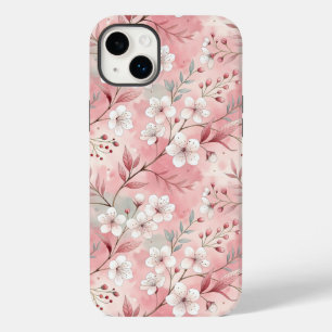 Sakura Flower Pattern Pink Case-Mate iPhone 14 Plus Hoesje