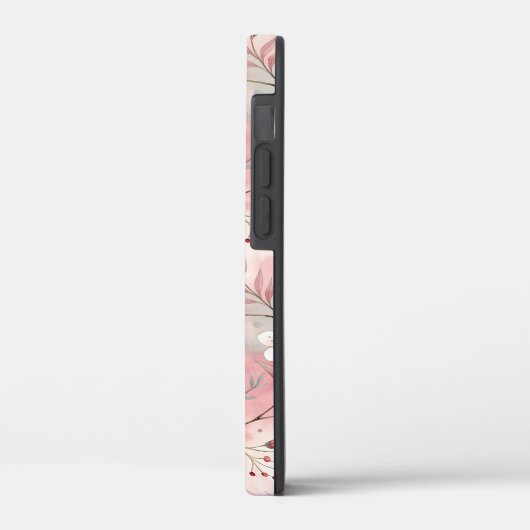 Sakura Flower Pattern Pink Case-Mate iPhone Case (Achterkant / Links)