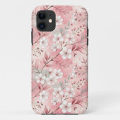 Sakura Flower Pattern Pink Case-Mate iPhone Case (Achterkant)