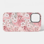 Sakura Flower Pattern Pink iPhone Hoesje (Achterkant horizontaal)
