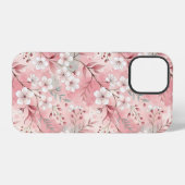 Sakura Flower Pattern Pink iPhone Hoesje (Achterkant horizontaal)
