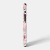 Sakura Flower Pattern Pink iPhone Hoesje (Linkerkant)