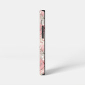 Sakura Flower Pattern Pink iPhone Hoesje (Linkerkant)