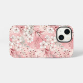 Sakura Flower Pattern Pink iPhone Hoesje (Achterkant horizontaal)