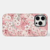 Sakura Flower Pattern Pink iPhone Hoesje (Achterkant horizontaal)