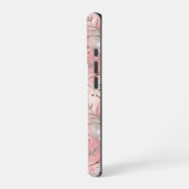 Sakura Flower Pattern Pink iPhone Hoesje (Linkerkant)