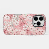 Sakura Flower Pattern Pink iPhone Hoesje (Achterkant horizontaal)