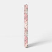 Sakura Flower Pattern Pink Samsung Galaxy Hoesje (Linkerkant)