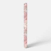 Sakura Flower Pattern Pink Samsung Galaxy Hoesje (Linkerkant)