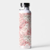 Sakura Flower Pattern Pink Waterfles (Rechts)