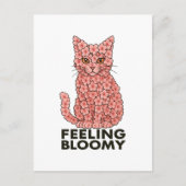 Sakura Flowers Cat Feeling Bloomy Briefkaart (Voorkant)