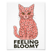 Sakura Flowers Cat Feeling Bloomy Foto Afdruk (Voorkant)