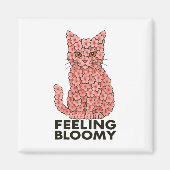 Sakura Flowers Cat Feeling Bloomy Magneet (Voorkant)