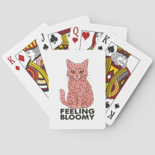 Sakura Flowers Cat Feeling Bloomy Pokerkaarten