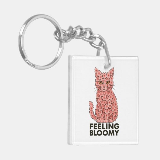 Sakura Flowers Cat Feeling Bloomy Sleutelhanger (Voorkant Links)