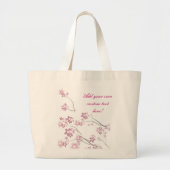 Sakura Flowers Grote Tote Bag (Voorkant)