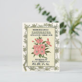 Sakura Flowers  Japans zijderoute Briefkaart (Staand voorkant)