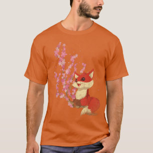 Sakura Forest Dierenvriend Wildlife Cherry Blossom T-shirt