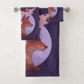 Sakura Fox Bad Handdoek (Insitu)