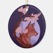 Sakura Fox Keramisch Ornament (Links)