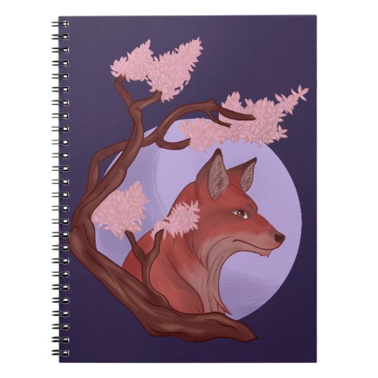 Sakura Fox Notitieboek (Voorkant)
