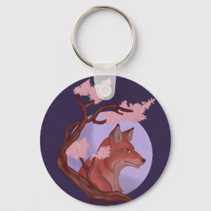 Sakura Fox Sleutelhanger