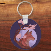 Sakura Fox Sleutelhanger (Voorkant)