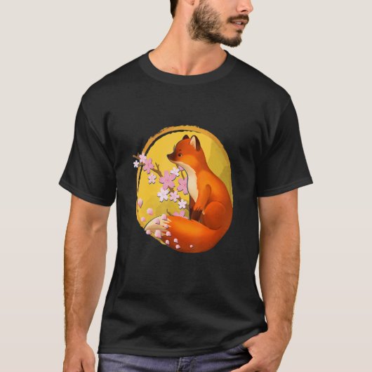 Sakura Fox T-shirt (Voorkant)