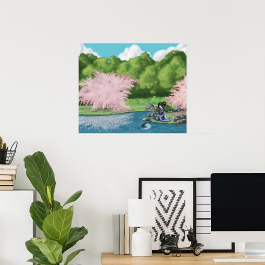 Sakura Garden Poster (Thuiskantoor)