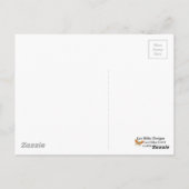 Sakura Geisha Bird in the Snow Cherry Blossom Briefkaart (Achterkant)