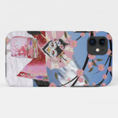 Sakura Geisha Bird in the Snow Cherry Blossom Case-Mate iPhone Case (Achterkant (horizontaal))