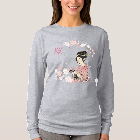 Sakura Geisha T-shirt (Voorkant)